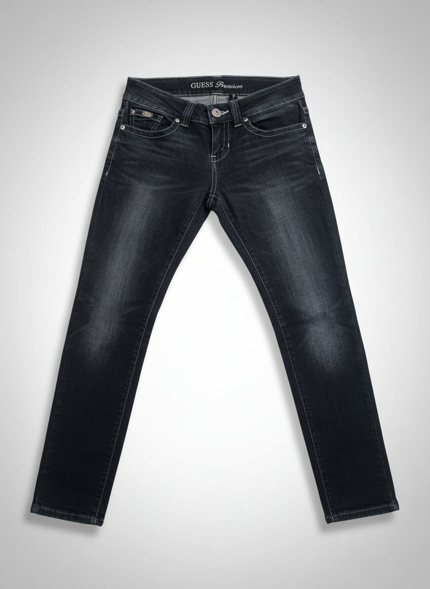 Pontalon jeans Guess authentique noir patte elephant 