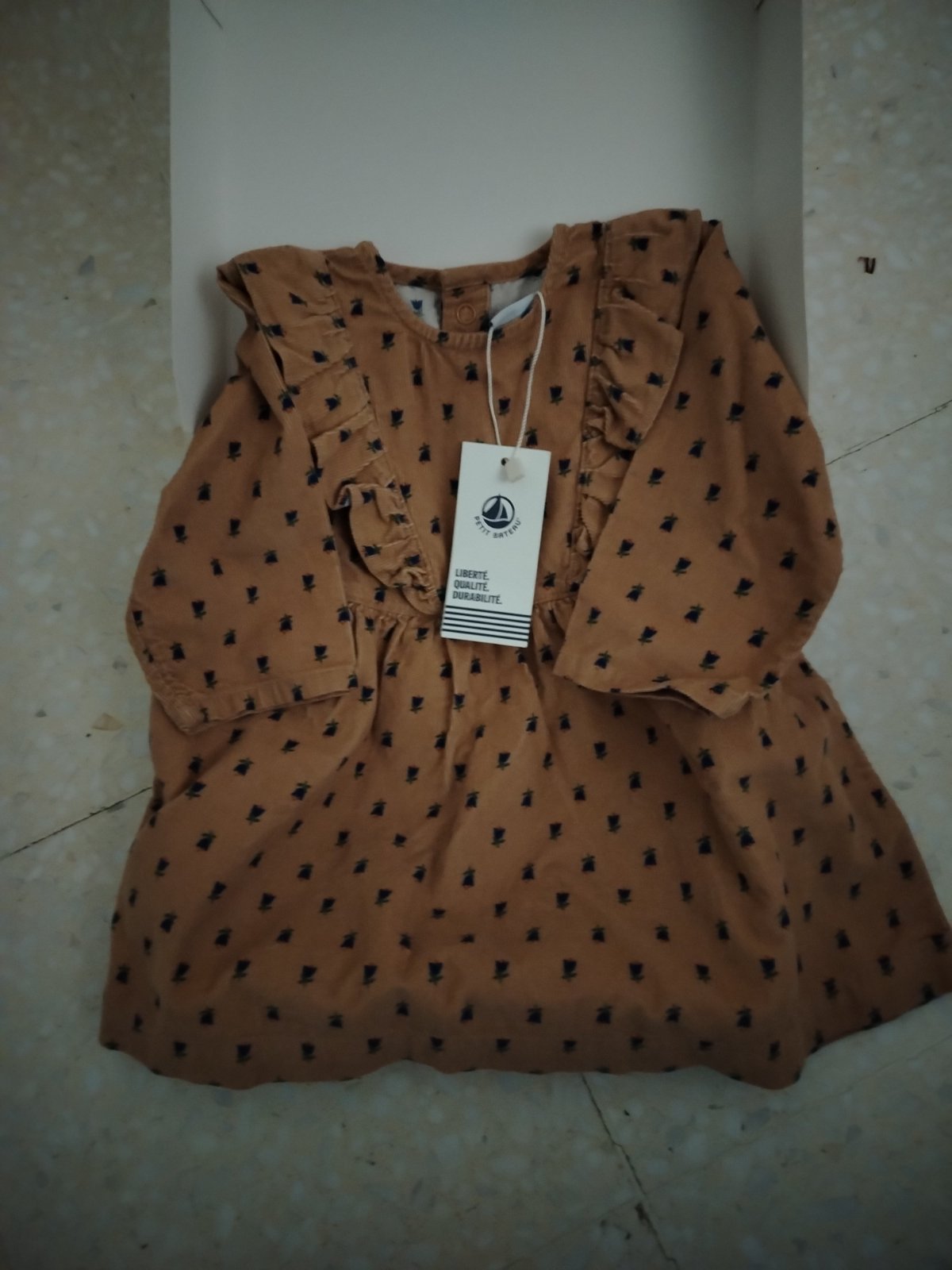 Robe bébé petit bateau 