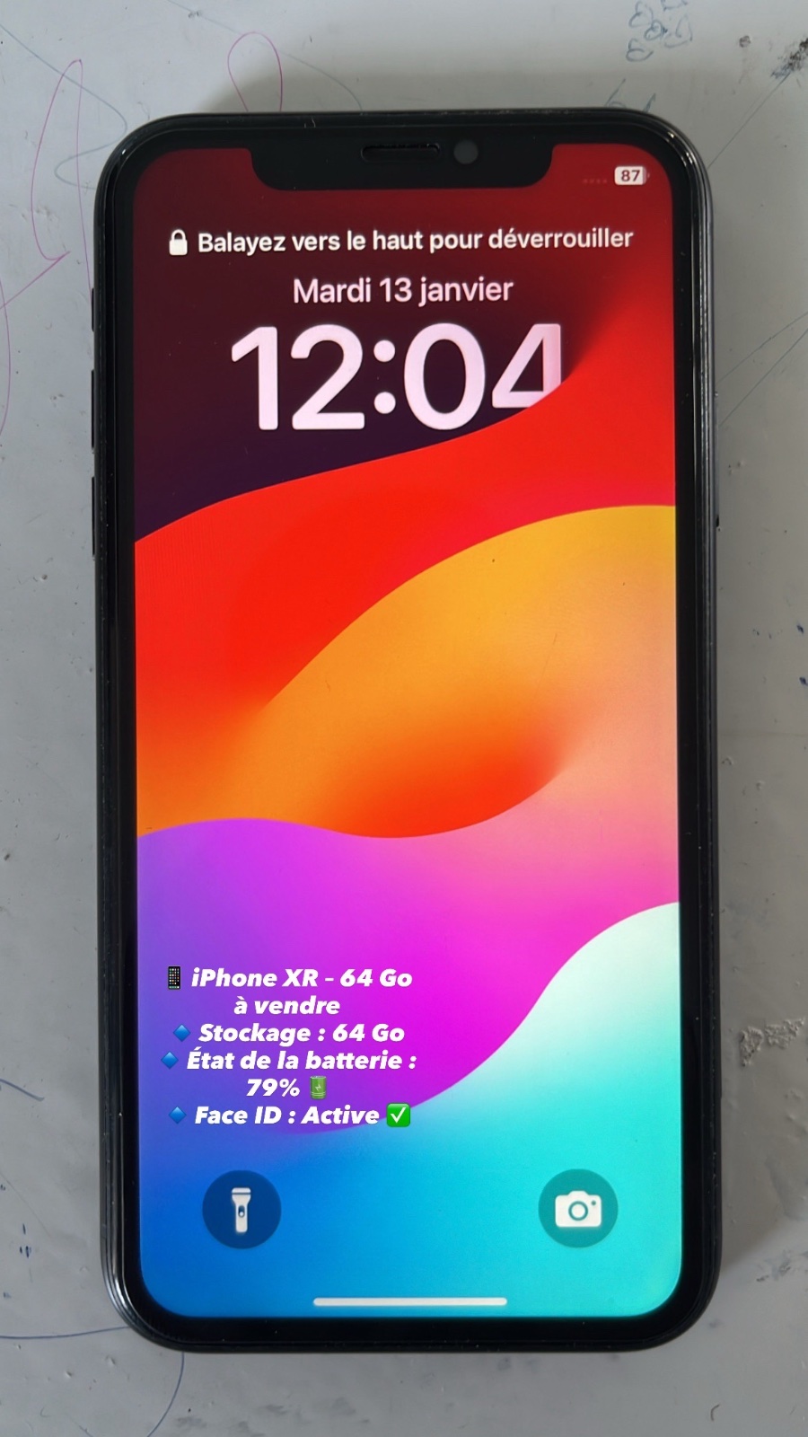 📱 iPhone XR – 64 Go à vendre