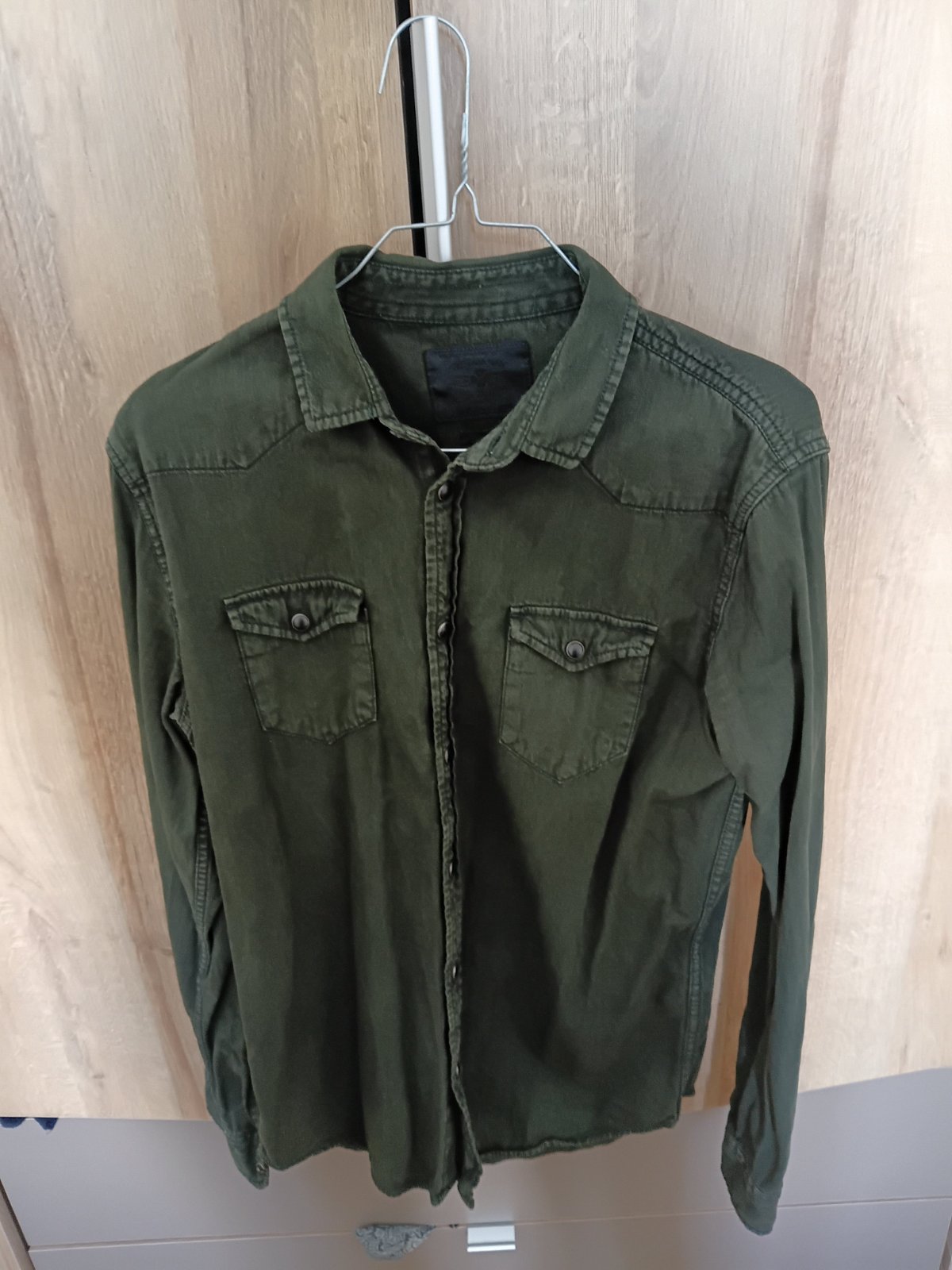 Zara Man chemise Vert taille S/M