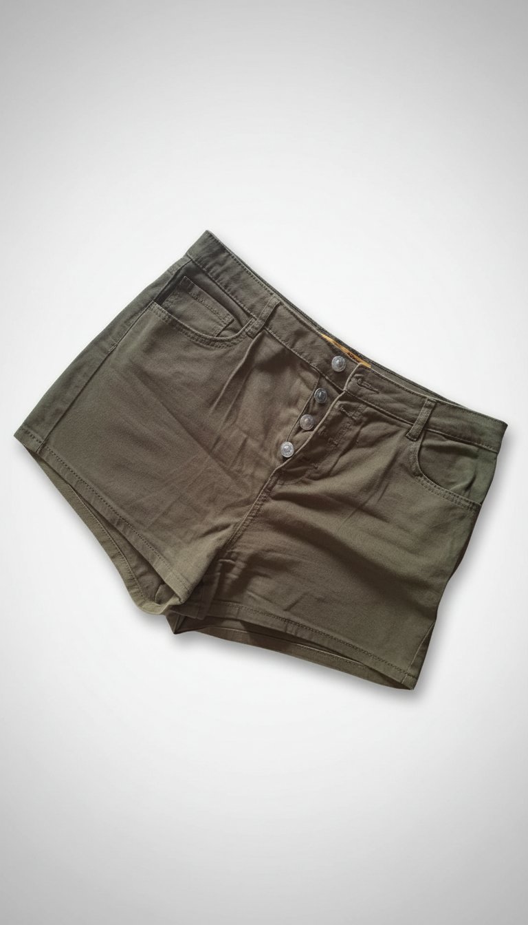 Short vert militaire