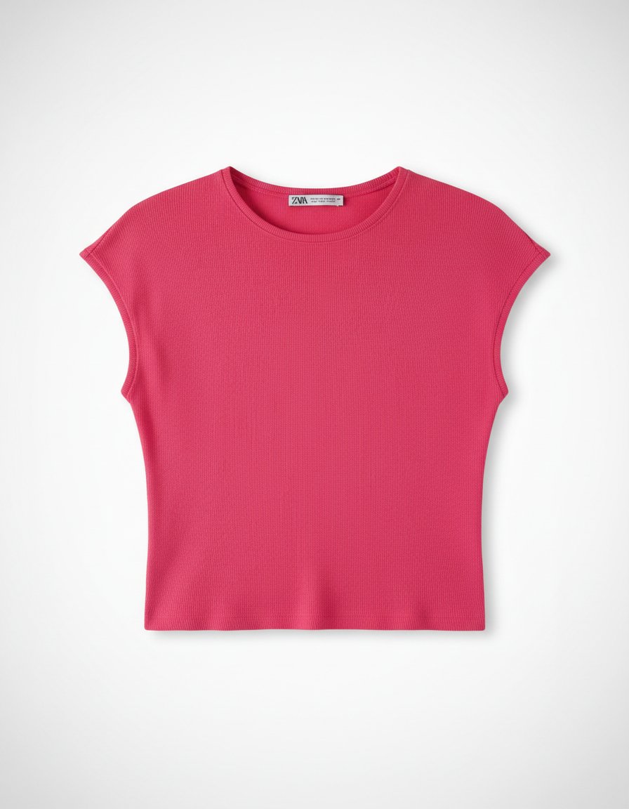 Top rose fushia Zara