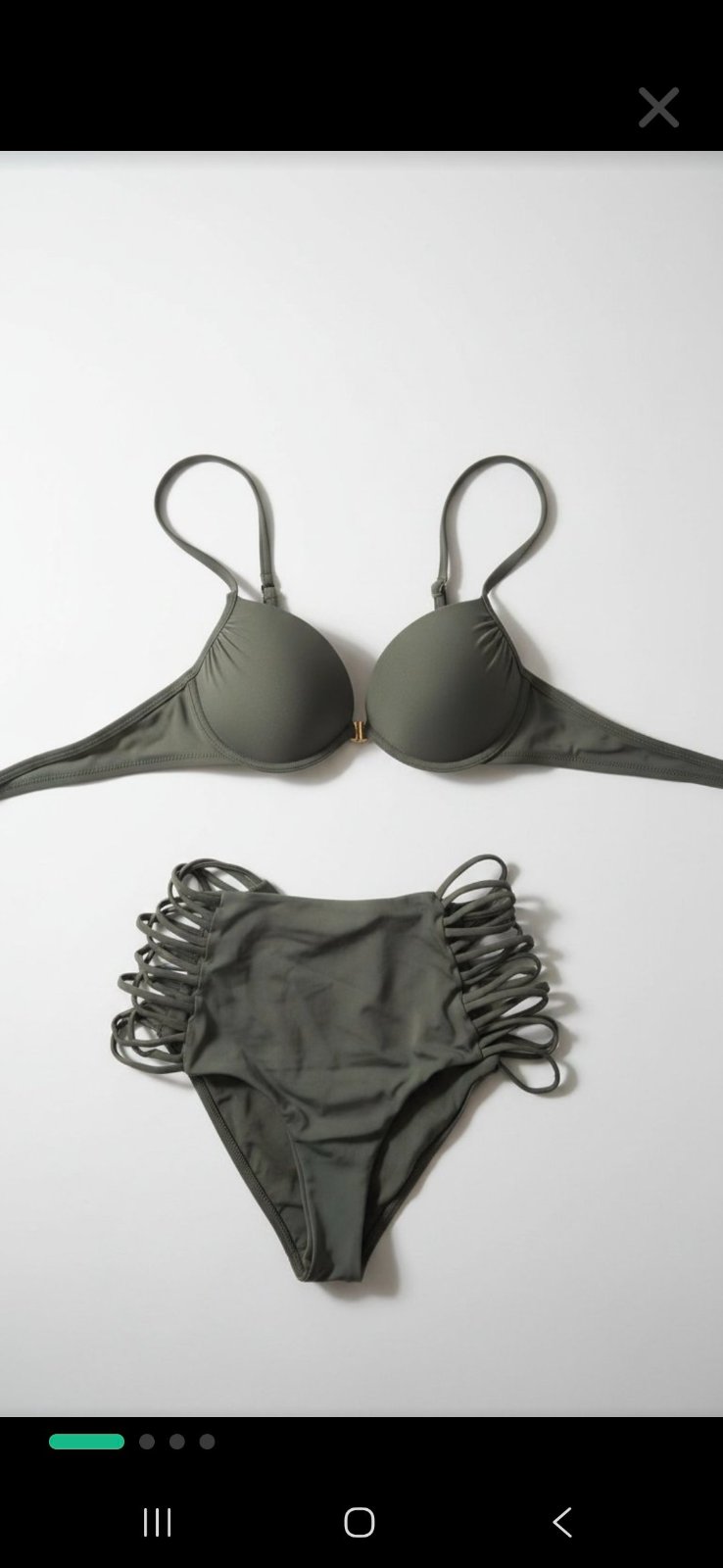 Bikini vert militaire