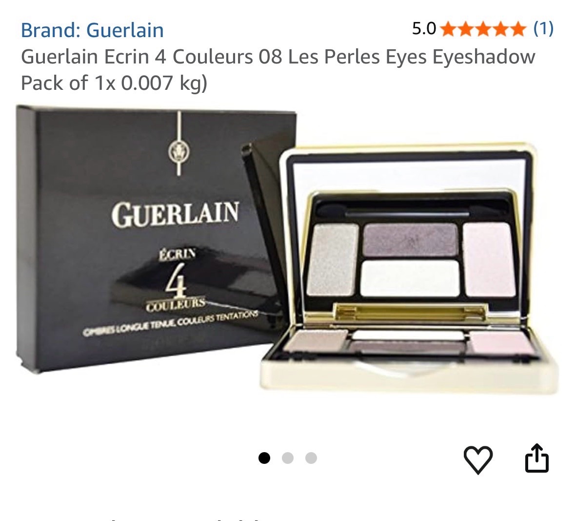 Palette guerlain avec pinceaux mac