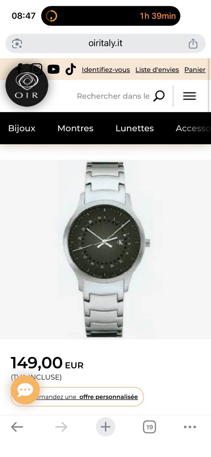 Montre ck