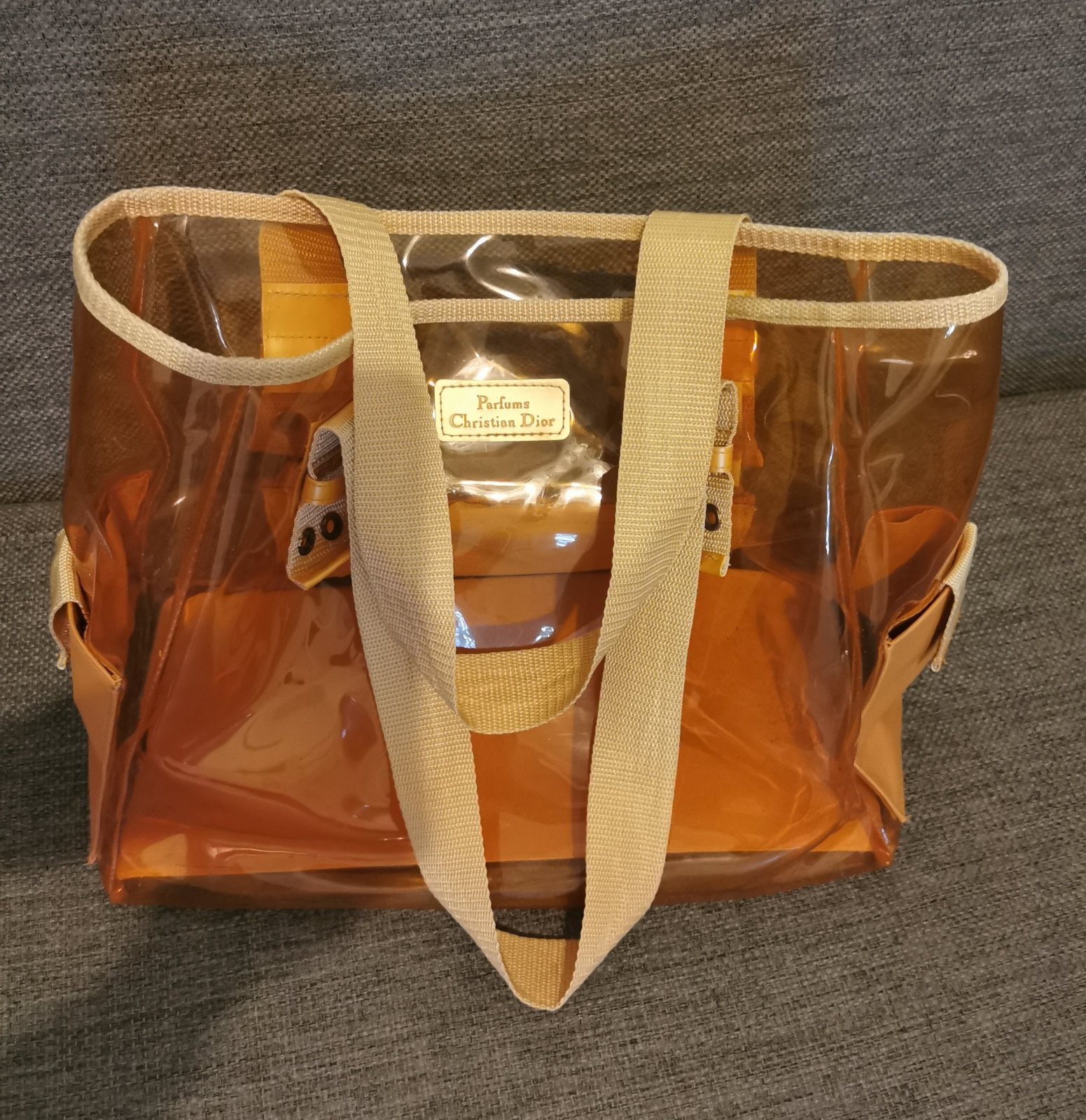 Sac en plastique dior