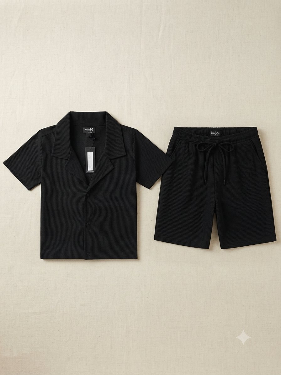 Set homme - Marque MAN - Chemise + Short