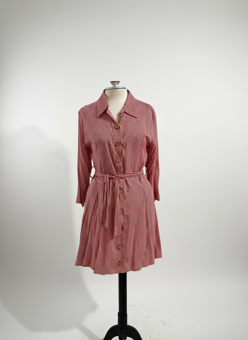 Robe courte raye