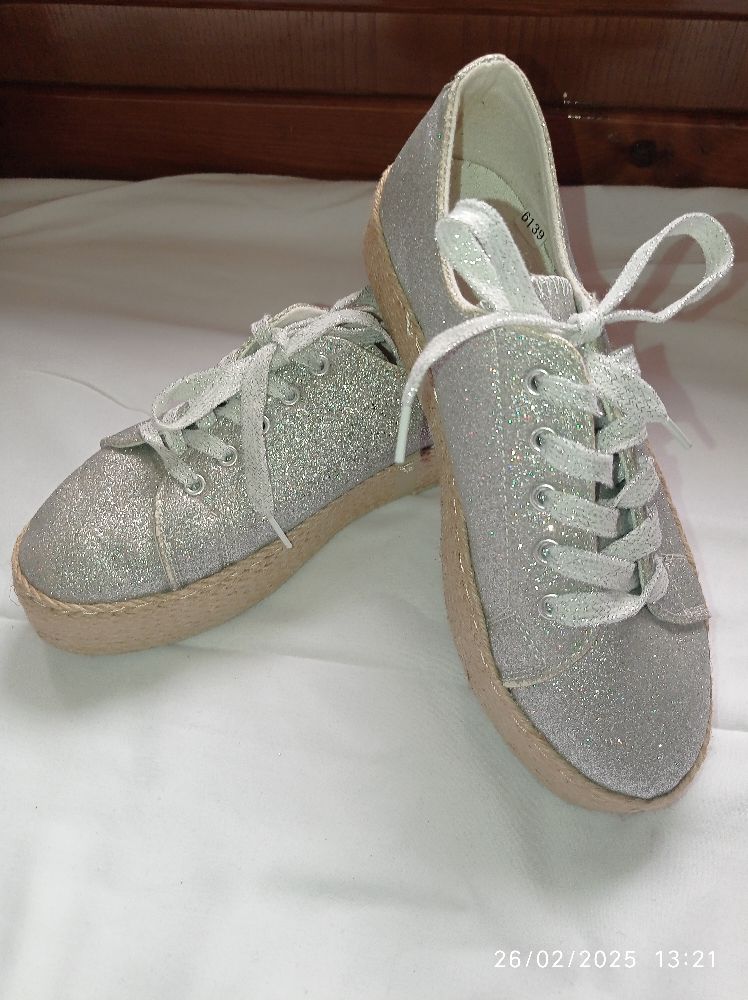 Chaussures argent 