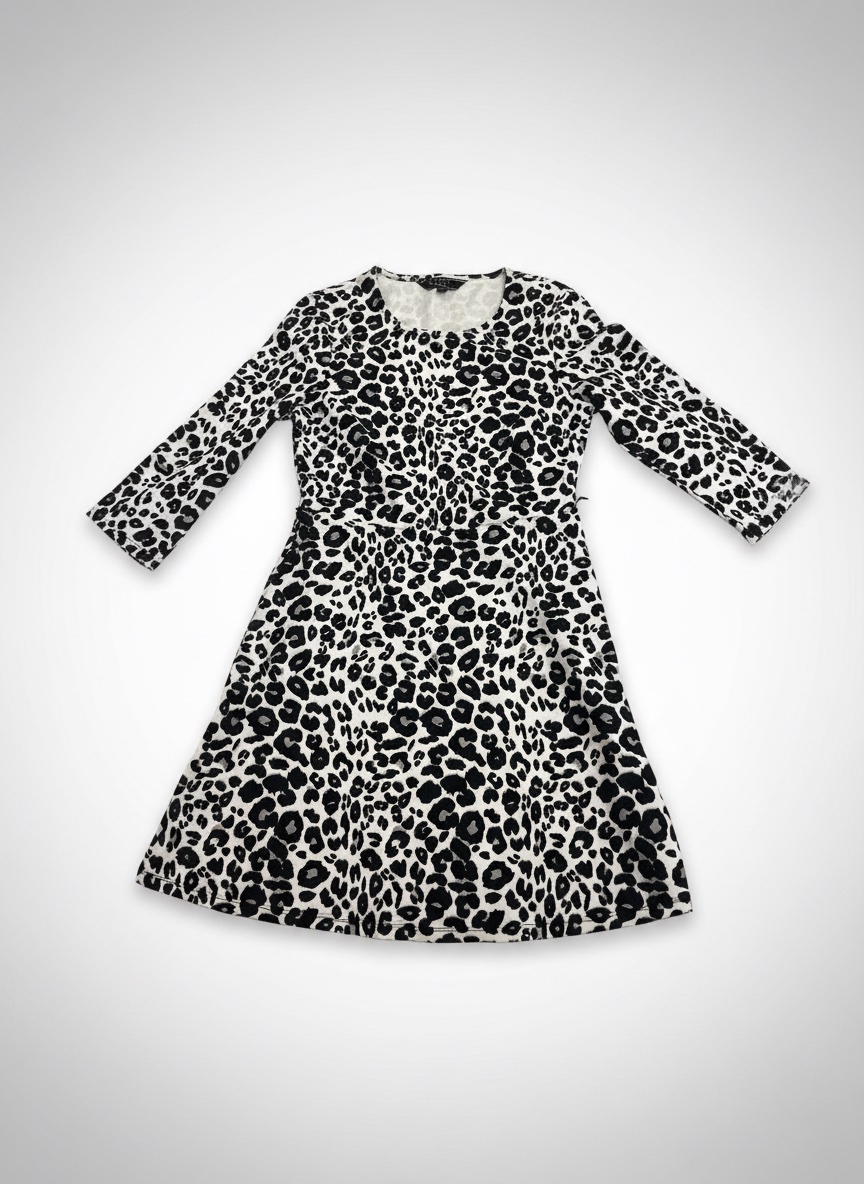 Robe clauche noir et blanc 