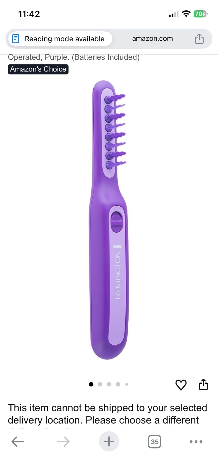 Brosse démêlante électrique