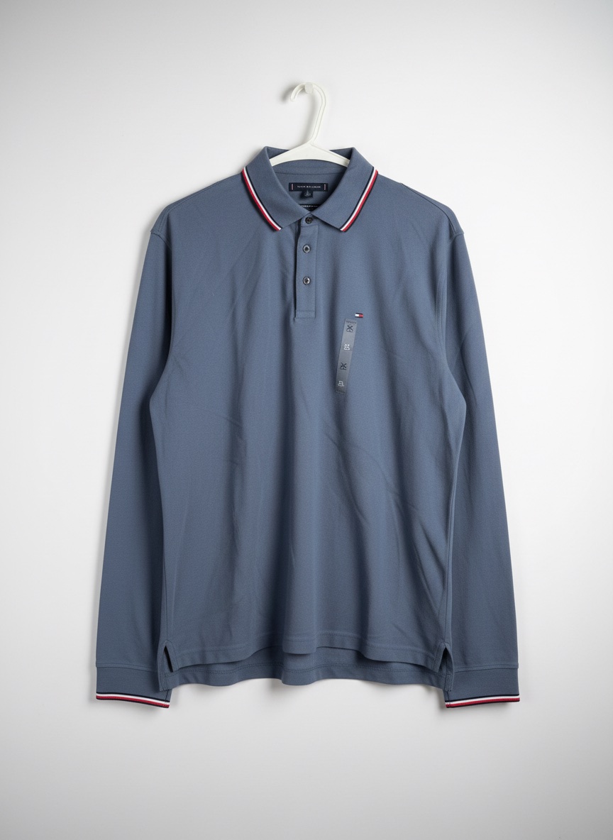 Deux polos manches longues tommy/calvin Klein