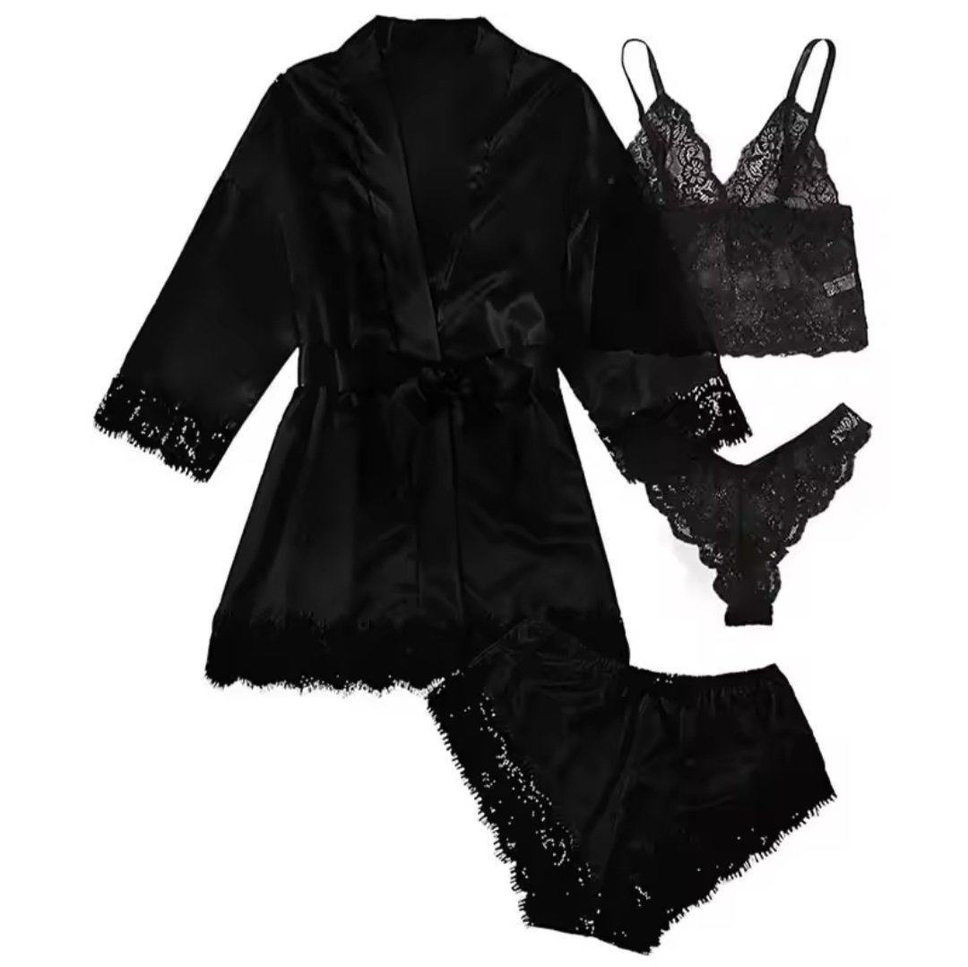 Ensemble lingerie 4 pièces 