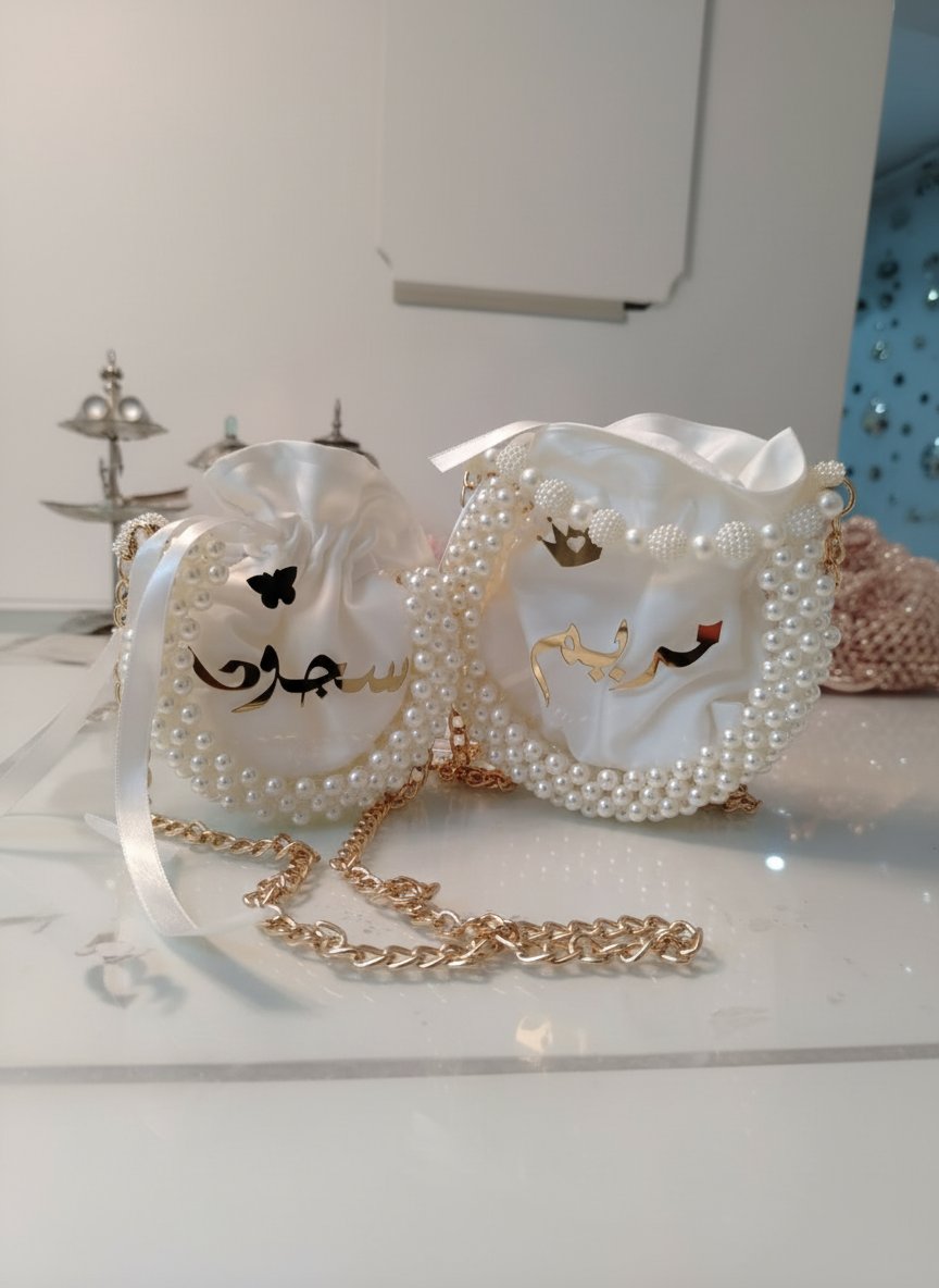 Des sacs a mains en cristal 