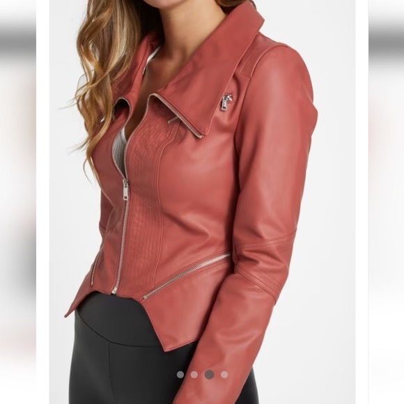 Veste cuir guess