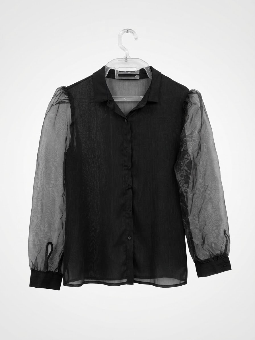 Chemise manches bouffantes 