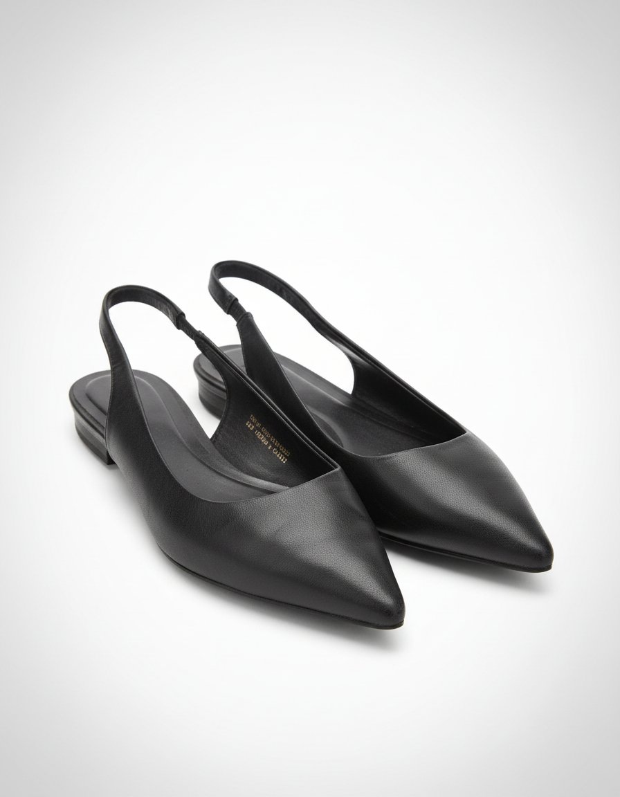 Slingback noire 