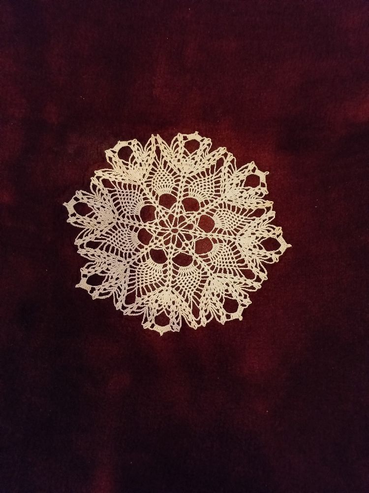 Napperon fait main en crochet