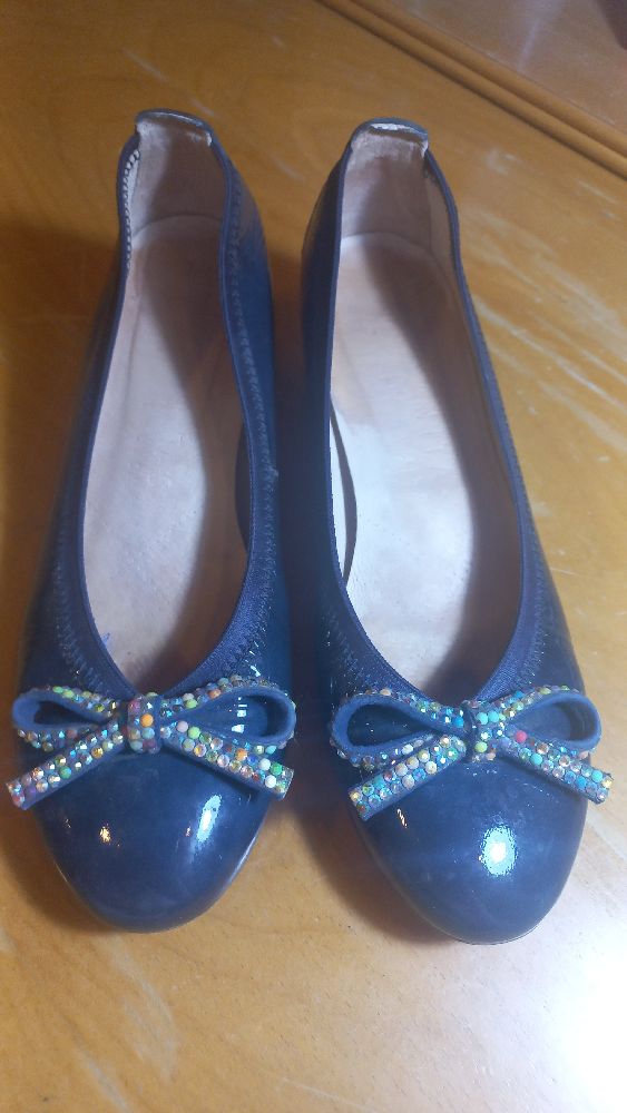 Chaussure bleue 