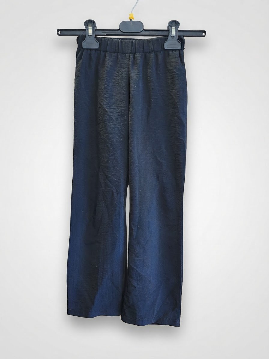 Pantalon noir d'été fillette 6 ans