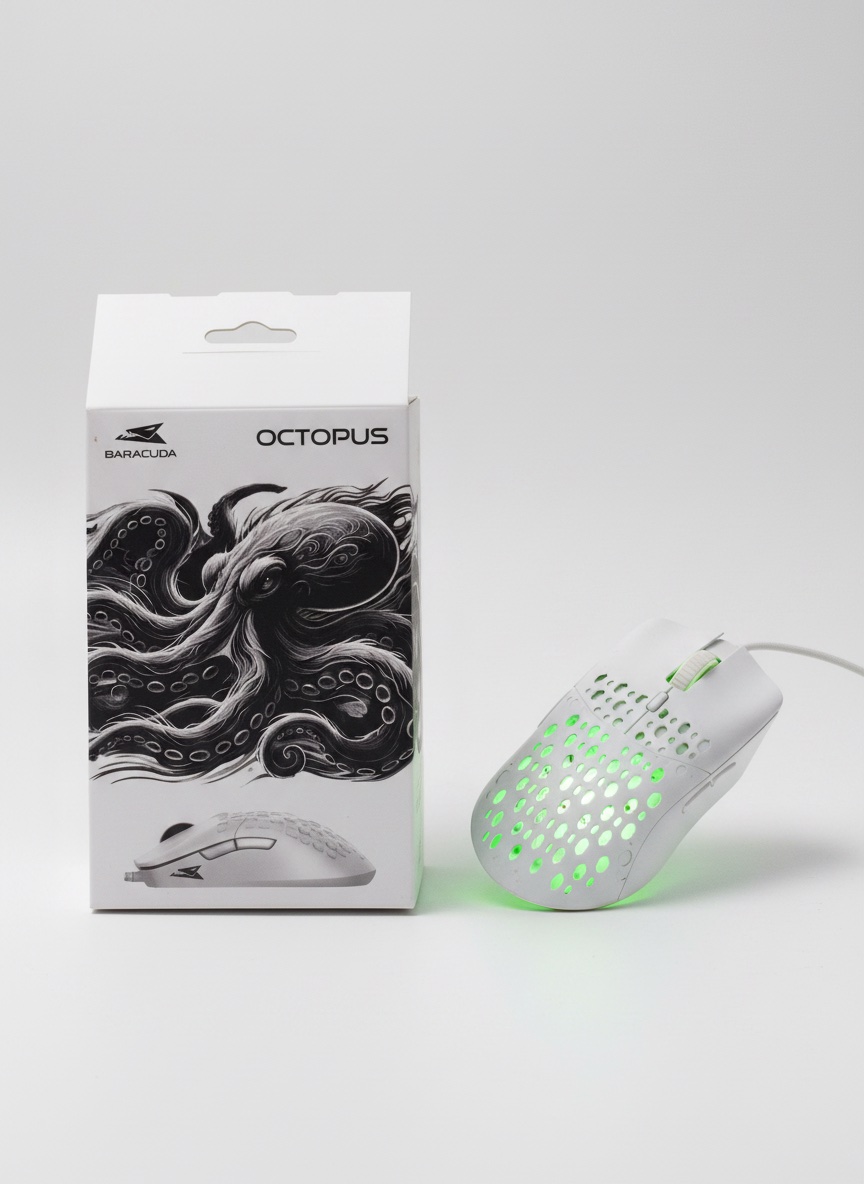 Souris gaming BARACUDA RGB avec warrinty
