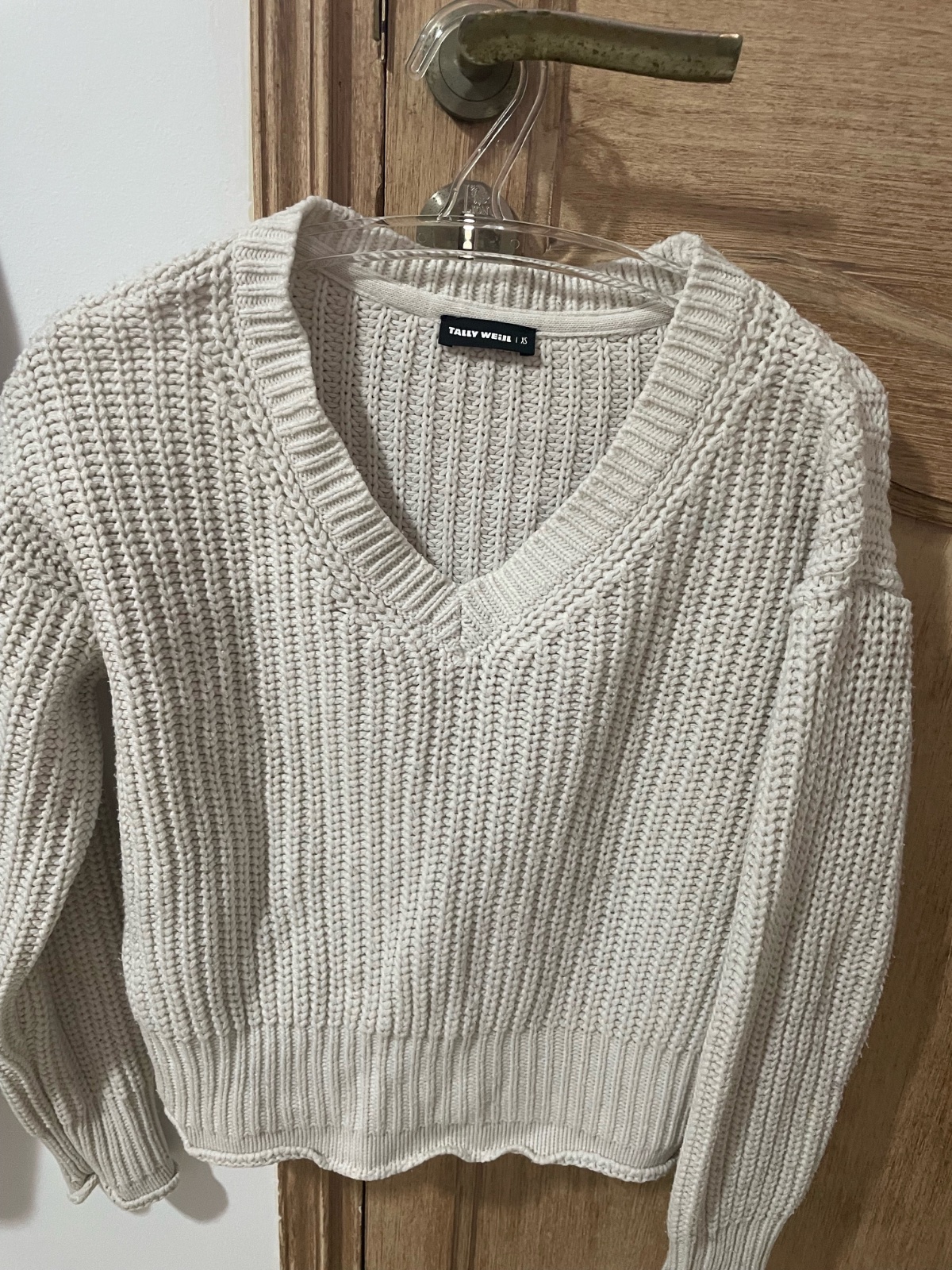 Pull blanc simple 