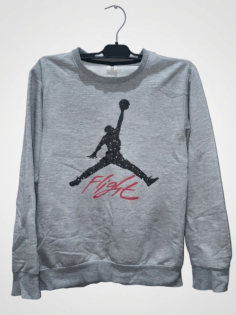 Pull jorden de couleur gris 
