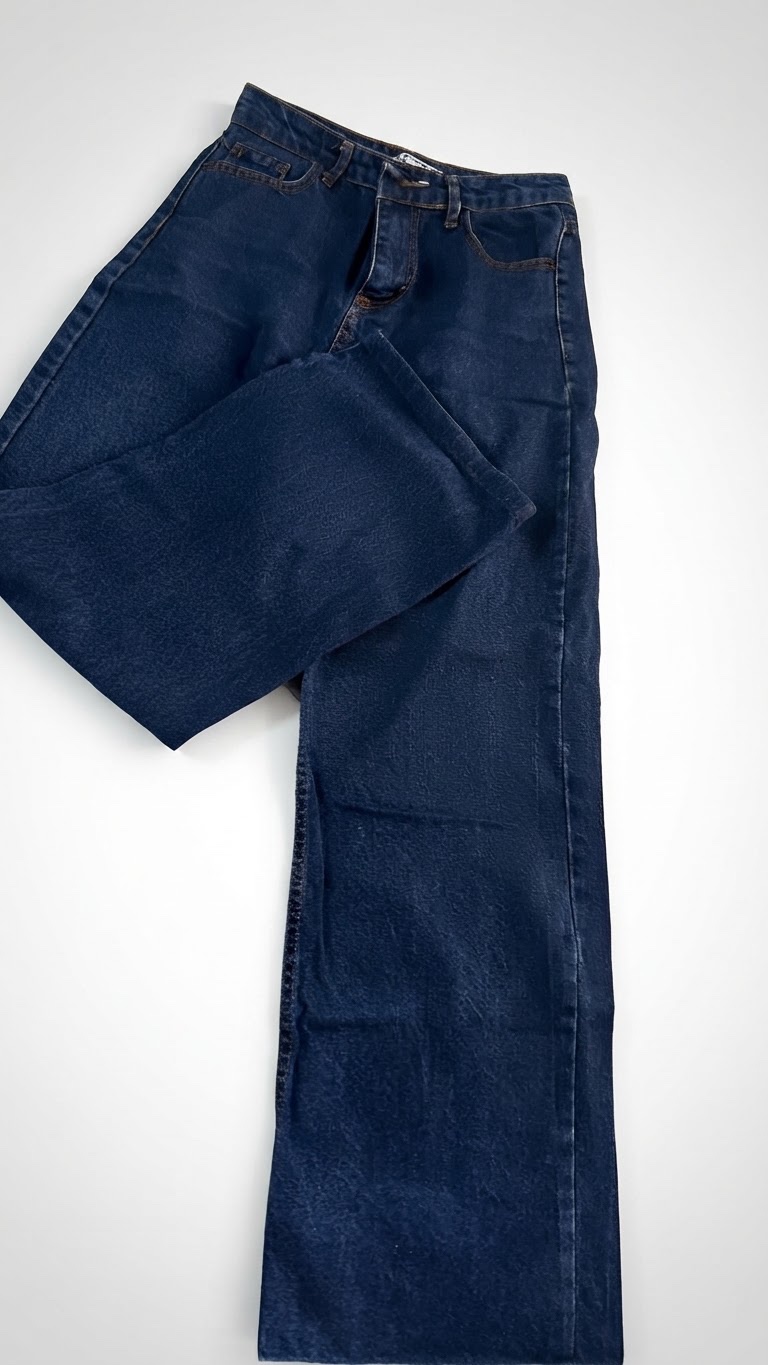 Jean Bleu vif straight leg