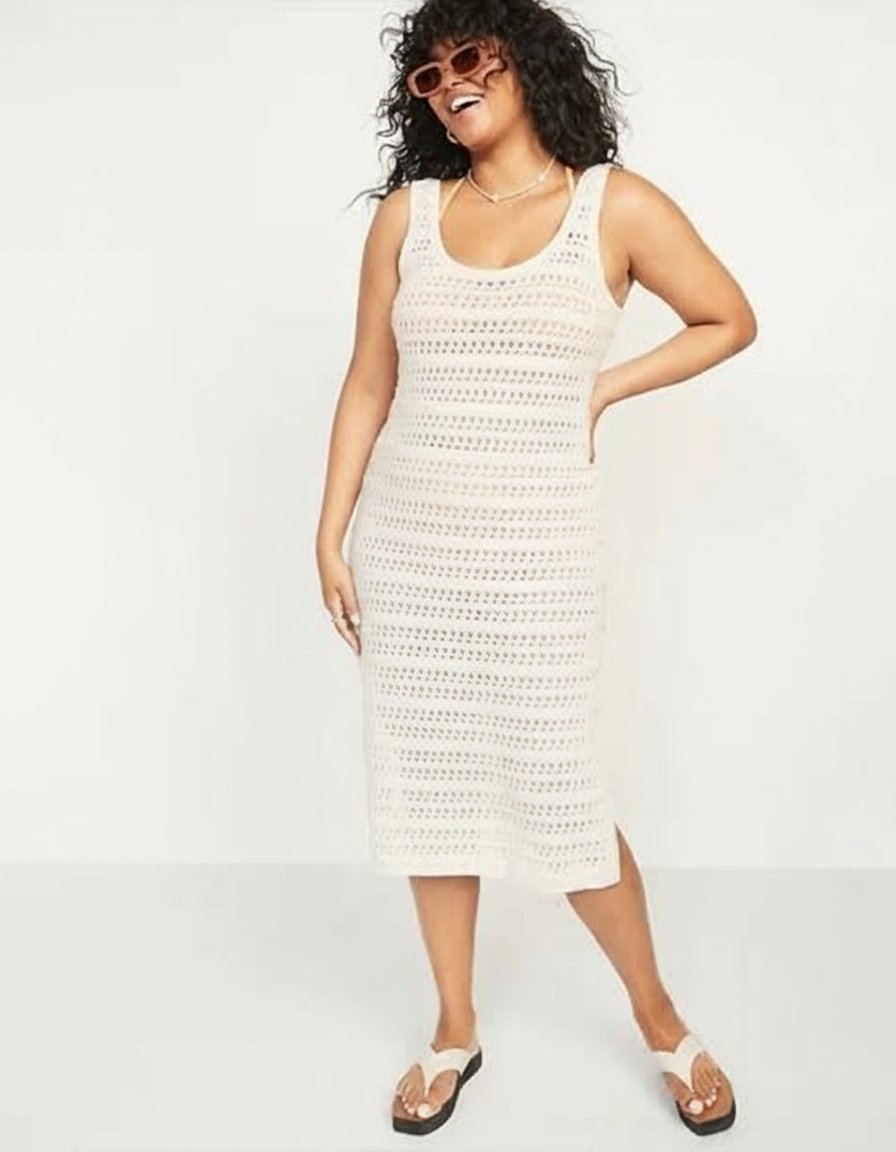 Robe crochet très tendance 