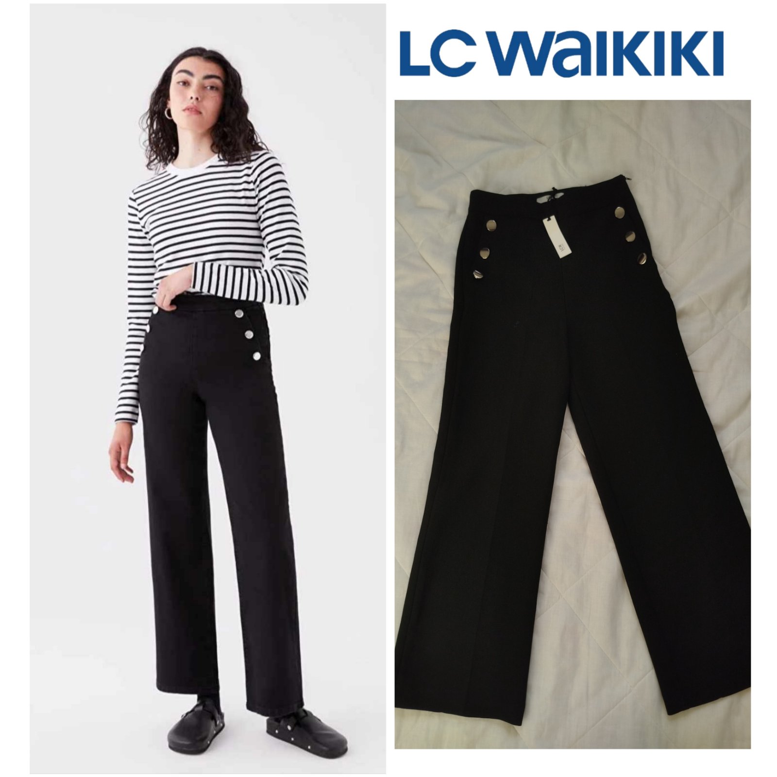 Pantalon waikiki noir