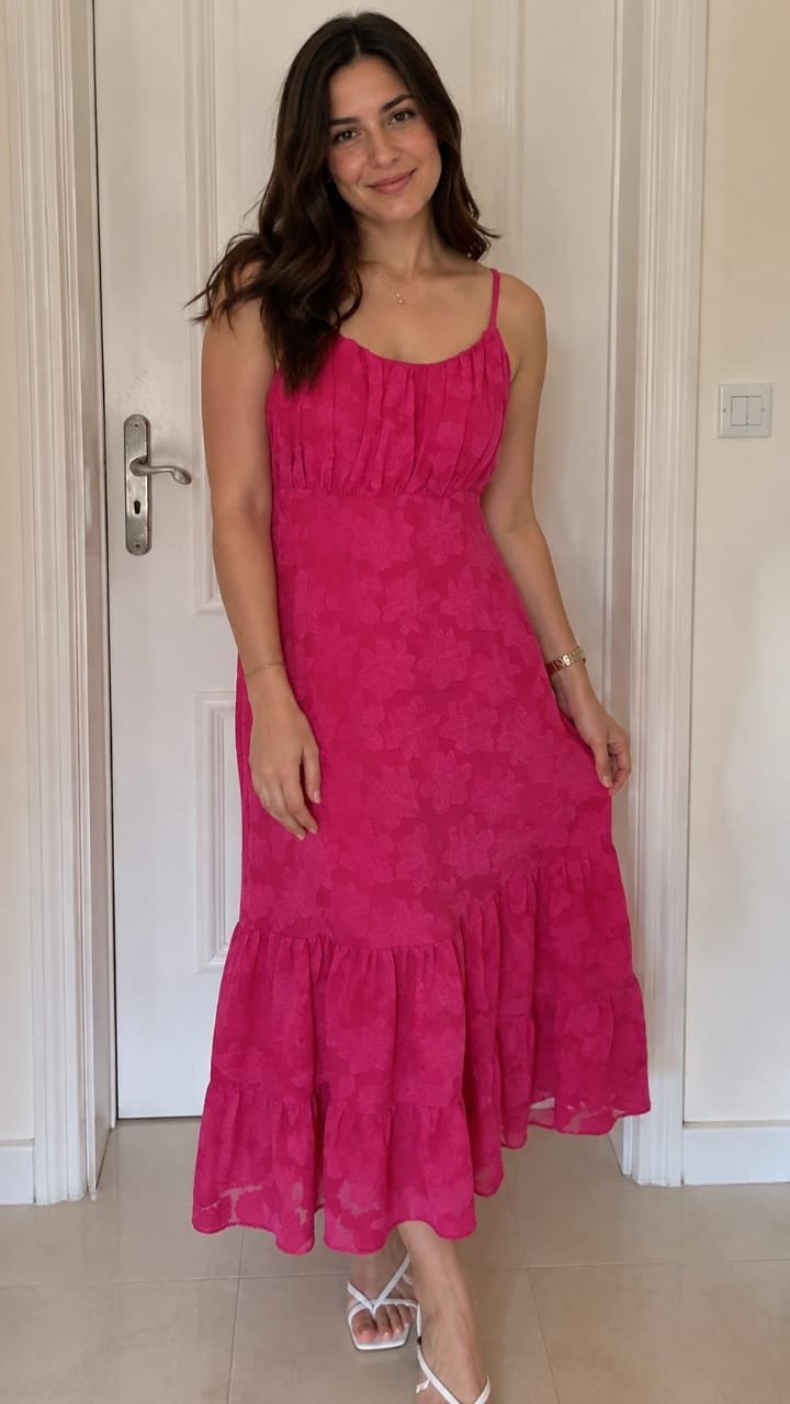 Robe rose fushia + code promo 🥳🥳