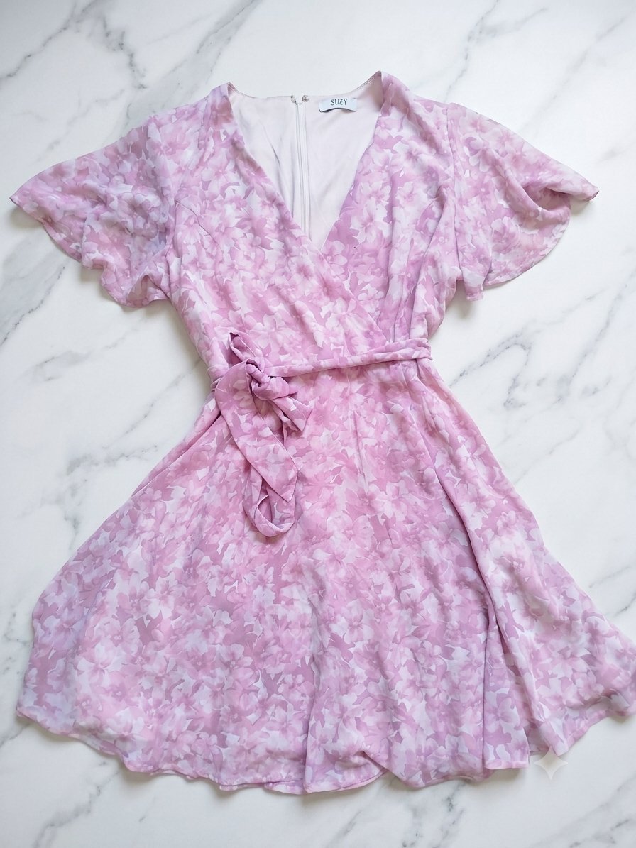 Robe rose coquette 🤍