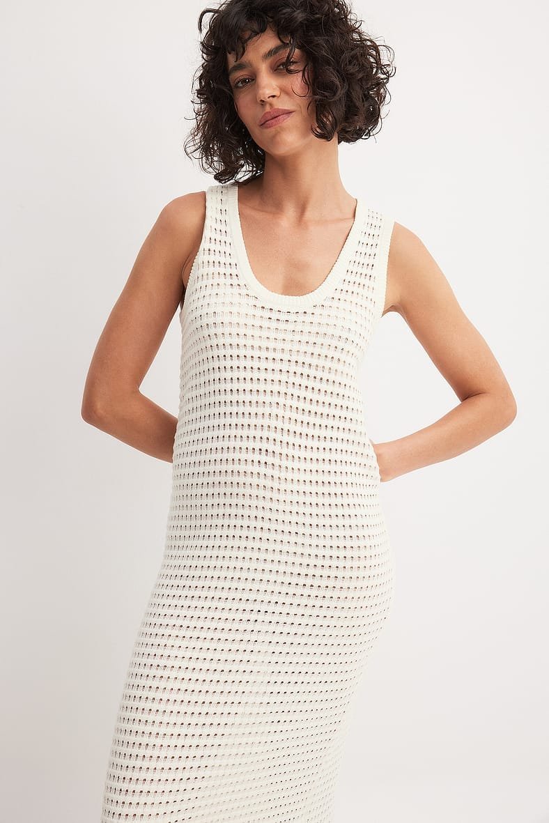 Robe de plage en crochet tendance old navy taille 42+ code promoo✨
