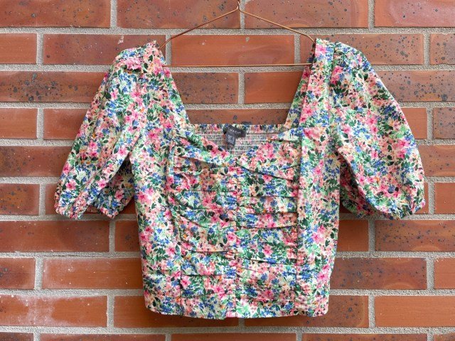 Crop top Primark fleurie✨
