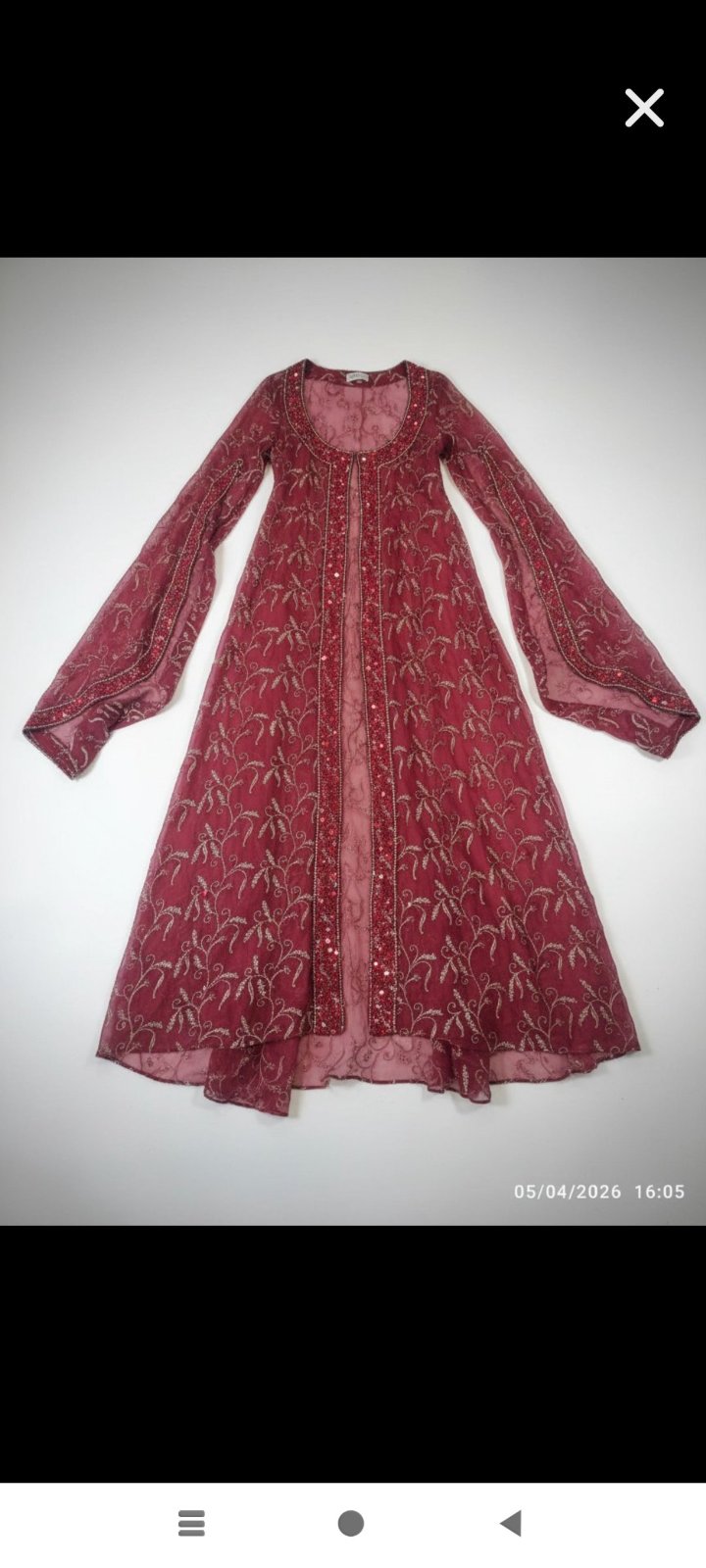 Caftan fatma Ben Abdallah sans doublure 