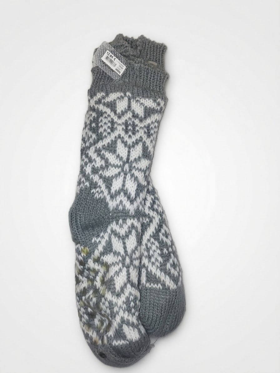 Chaussettes chaussons anti dérapants