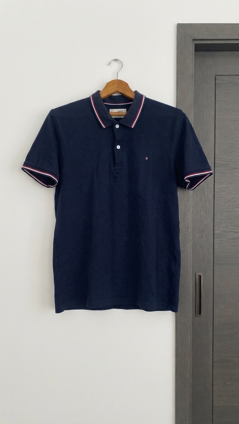 👕 Polo Celio Homme – Bleu Marine | Taille L