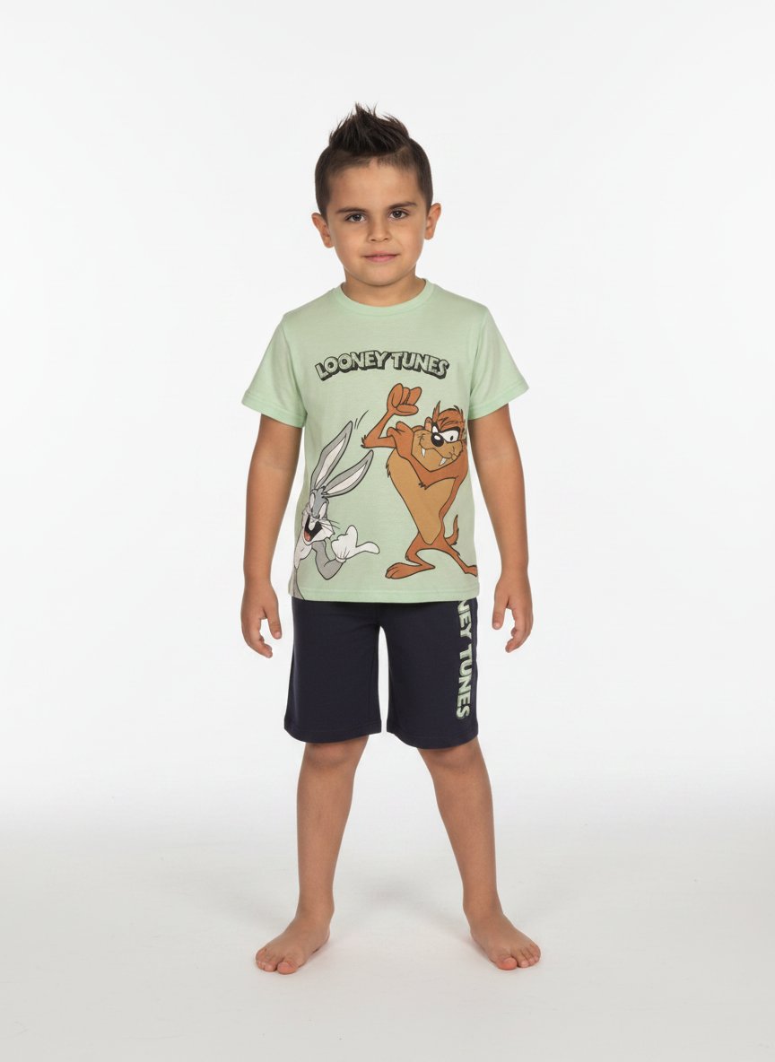 Ensemble garçon 2 pieces looney tunes 100% coton 