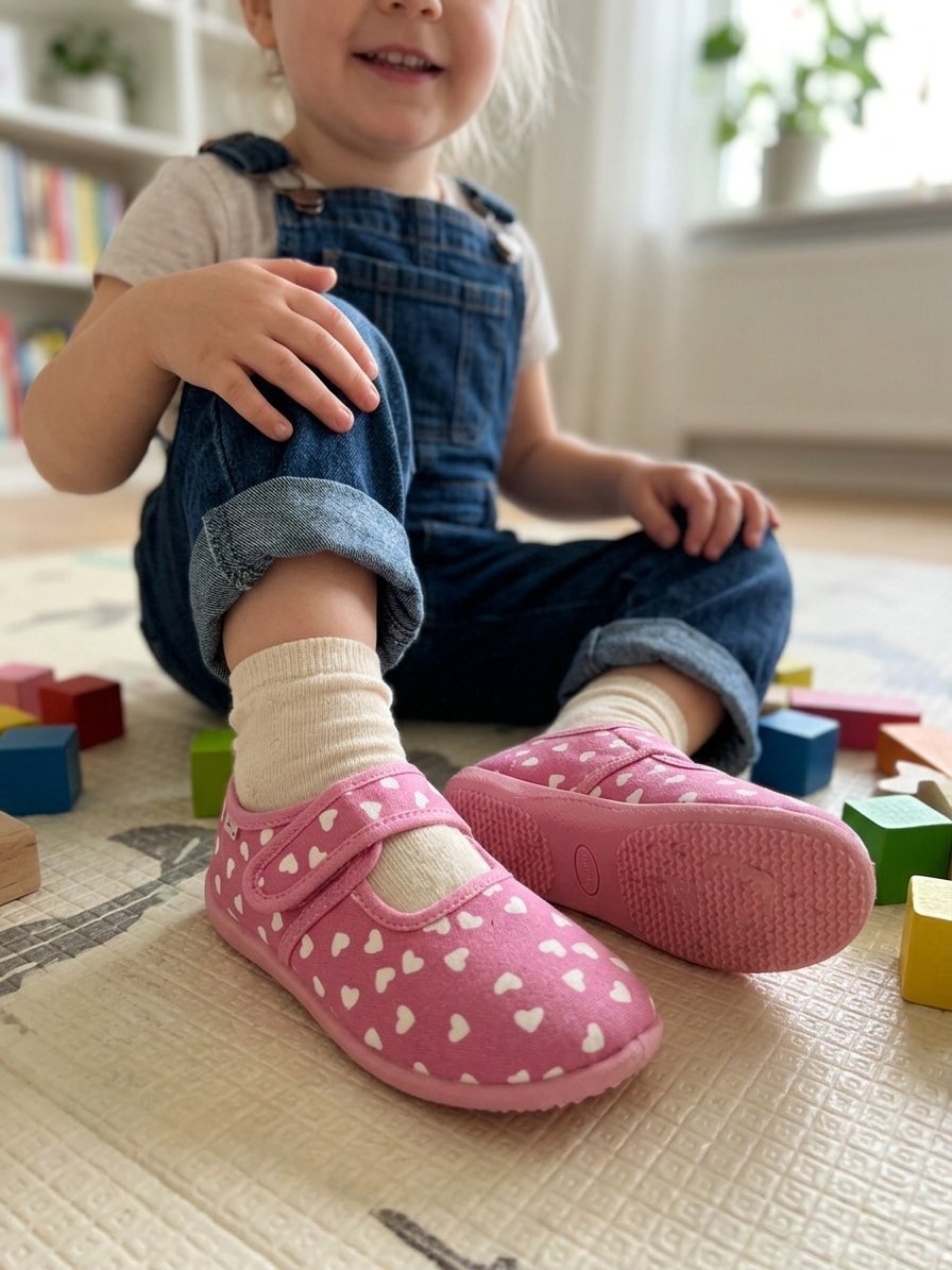Chaussures fille coton 