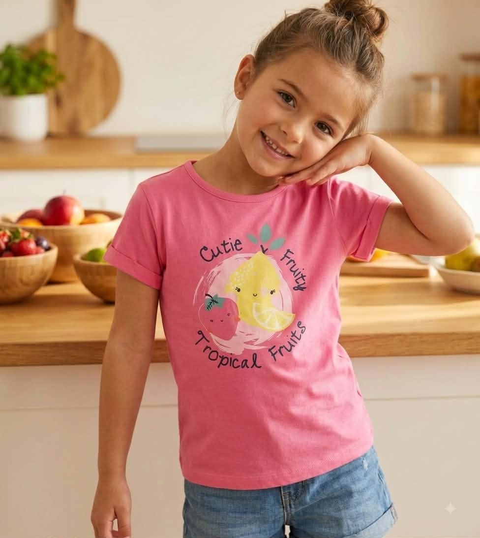 T_shirt fille 2/4 ans
