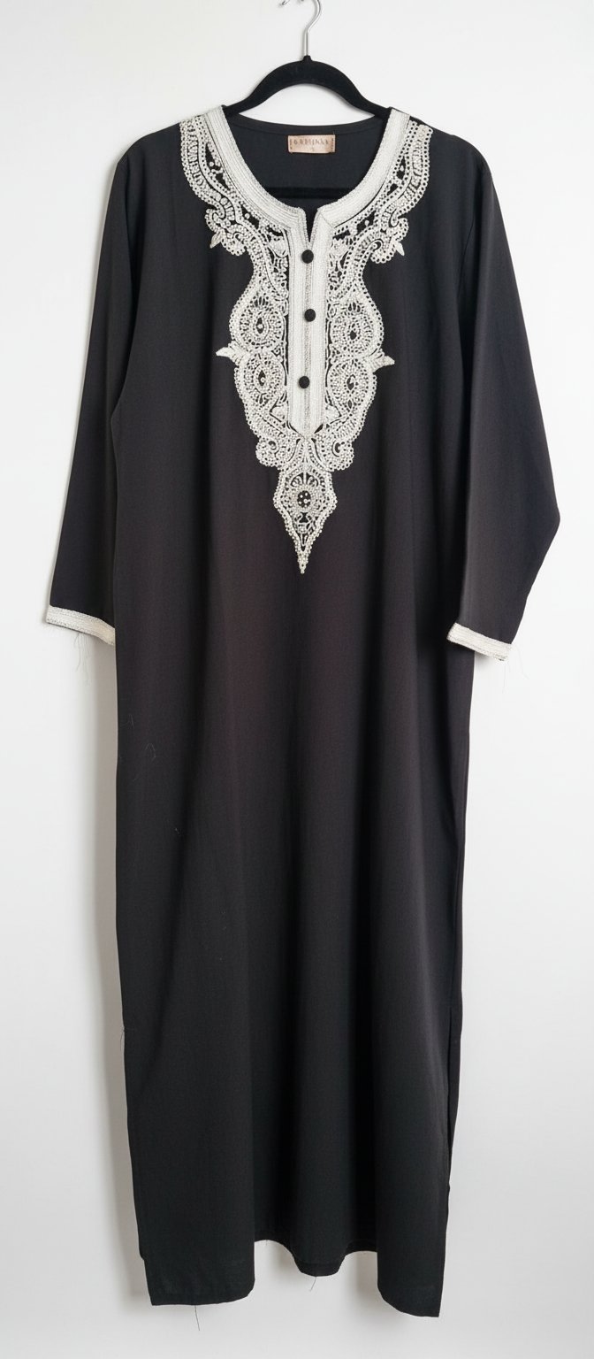 Caftan noire importé 