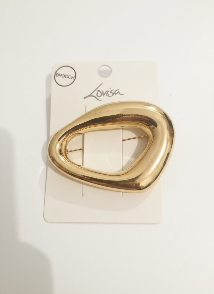 Broche dorée lovisa 