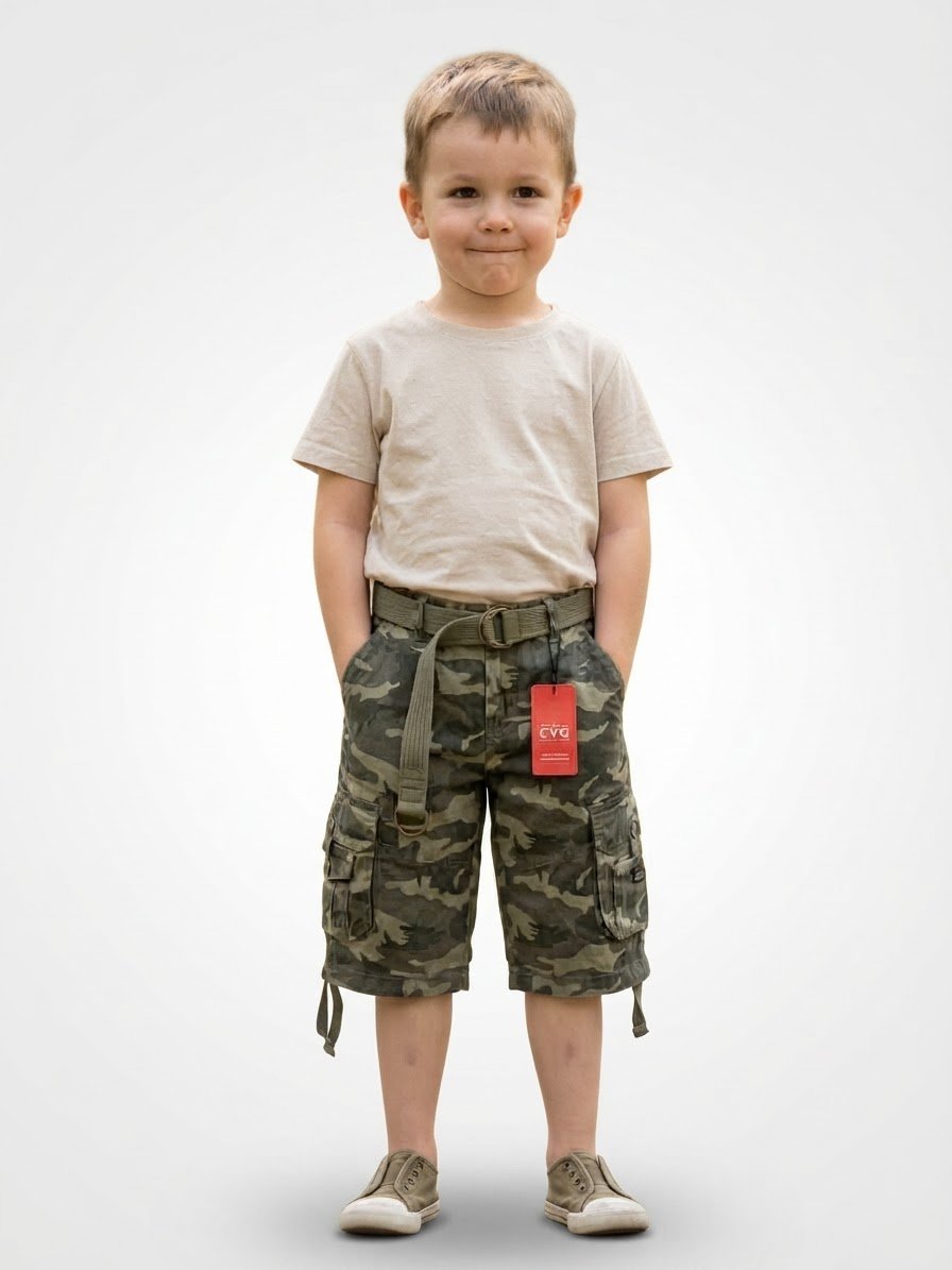 Short cargo garçon