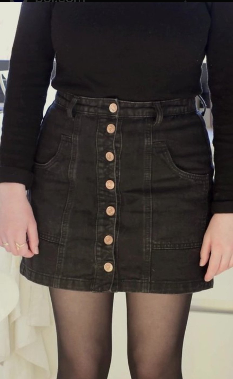 Mini jupe jean