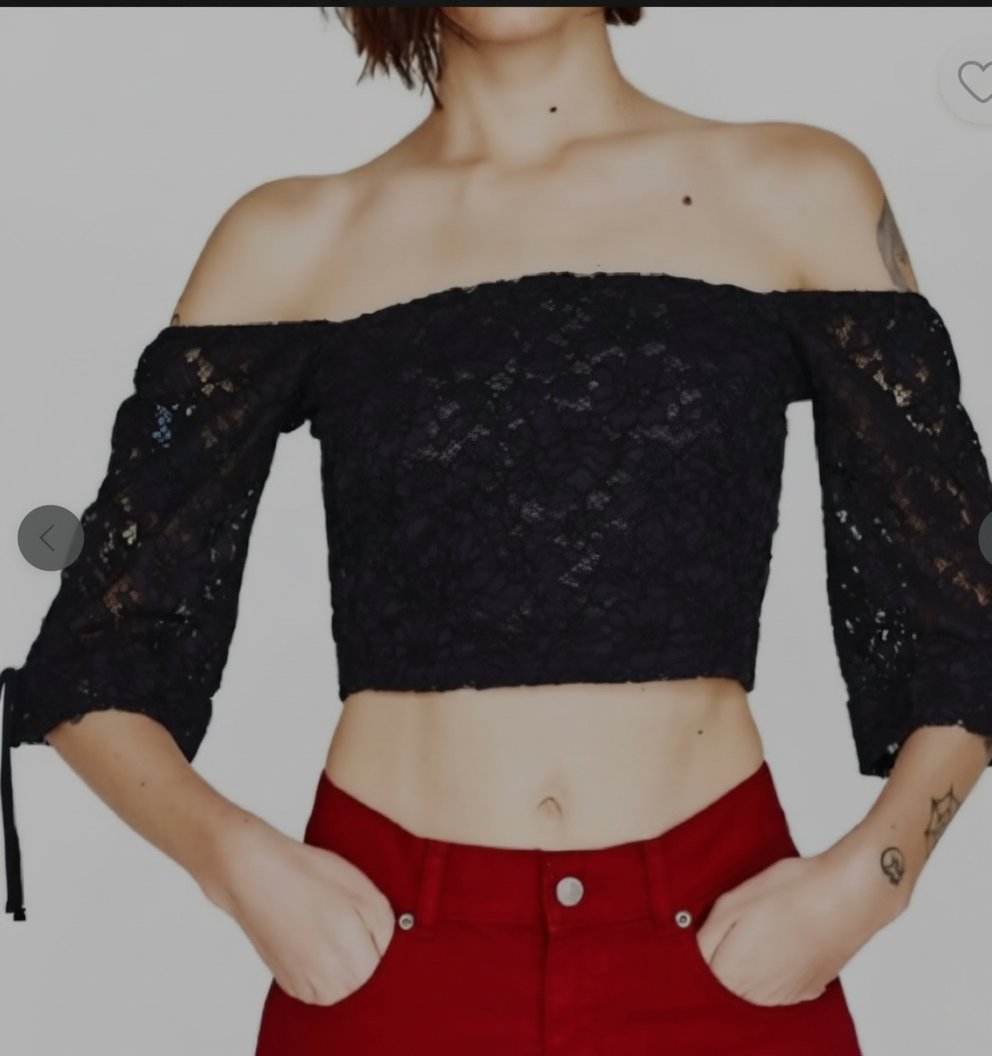 Top en dentelle ZARA