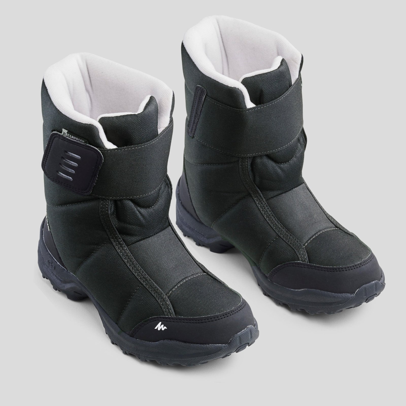 QUECHUA  Bottes chaudes imperméables de Randonnée - scratch - ENFANT
