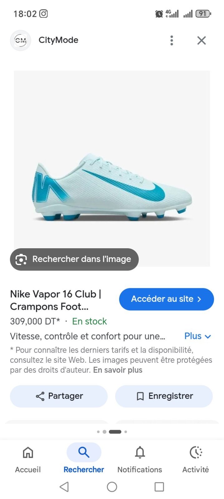 Crampon pointure 38