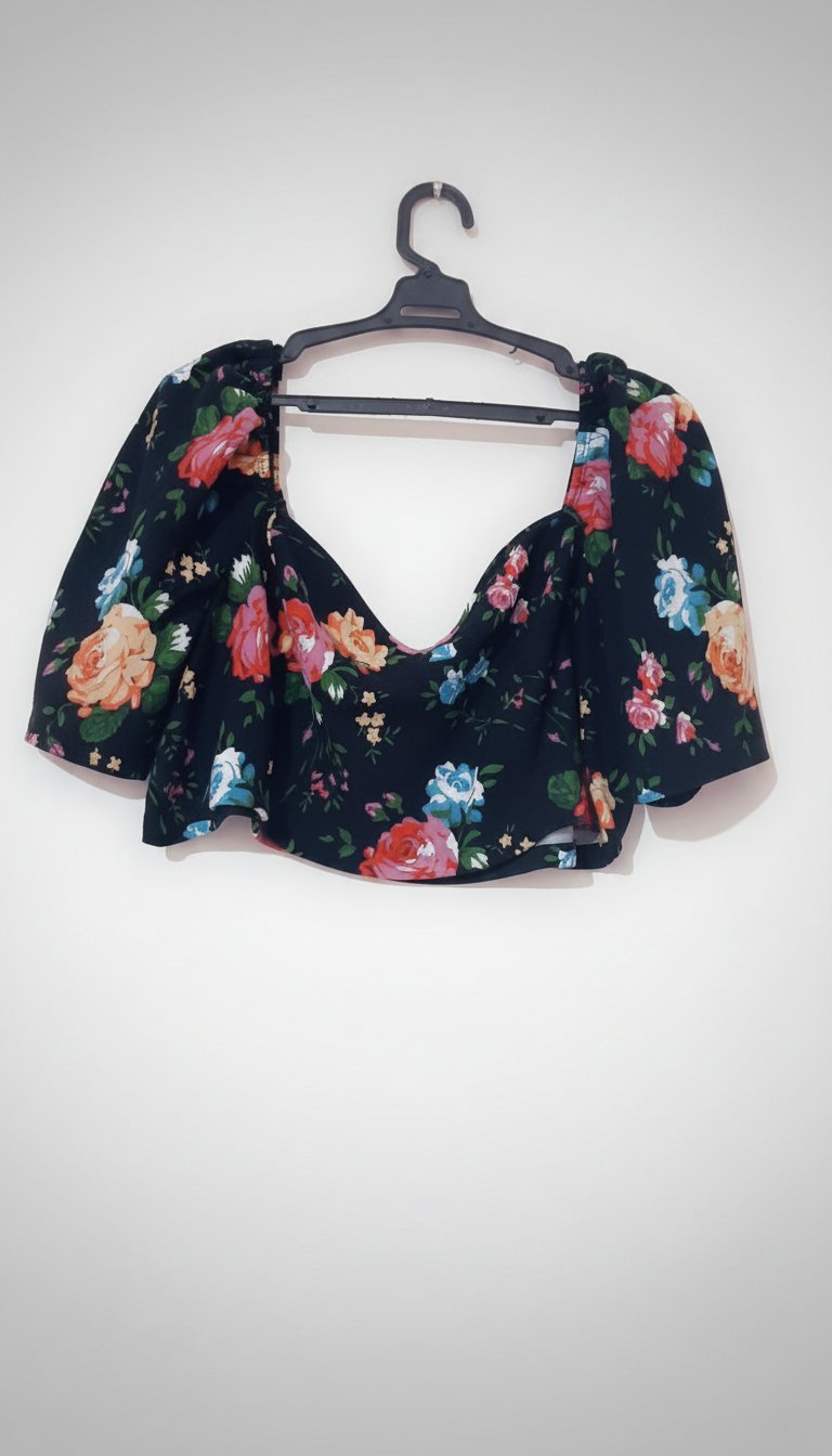 Crop top fleurie 46.48