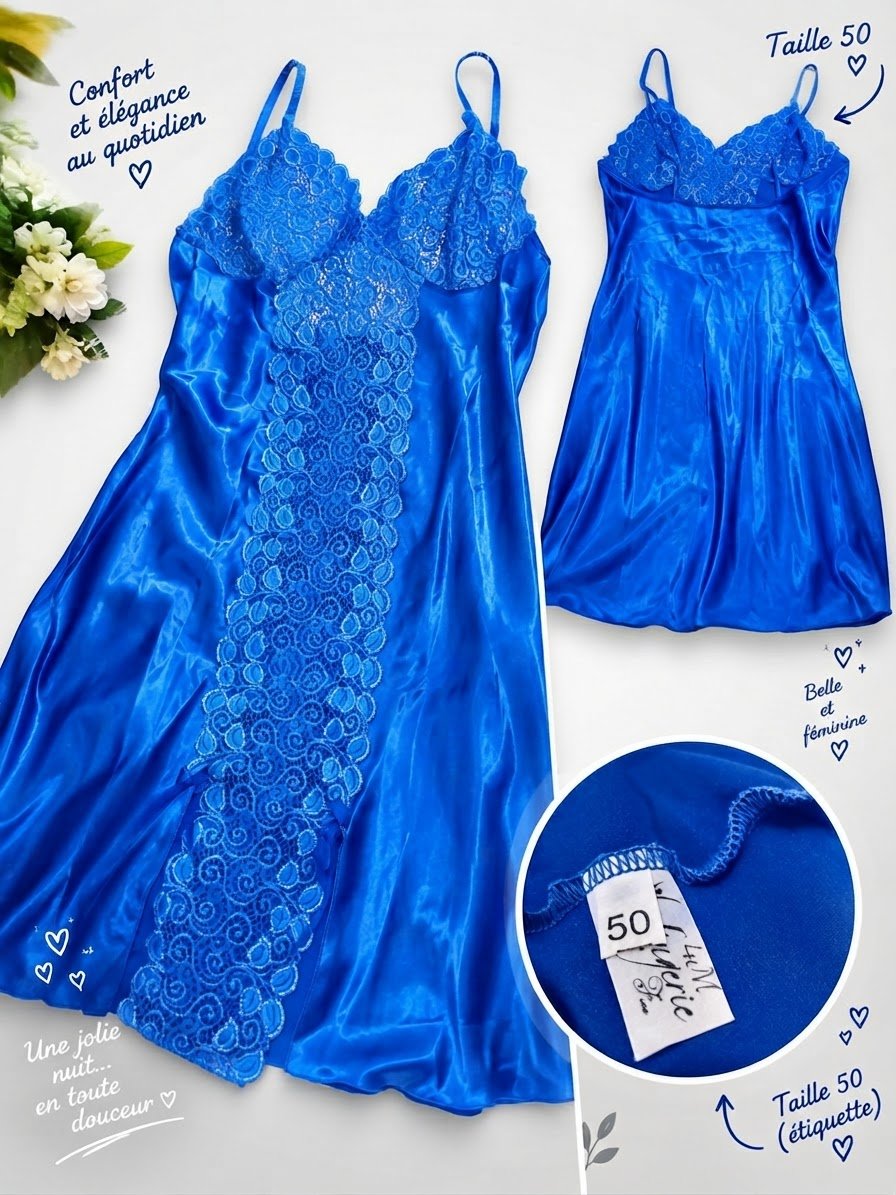 Nuisette satinée taille 50