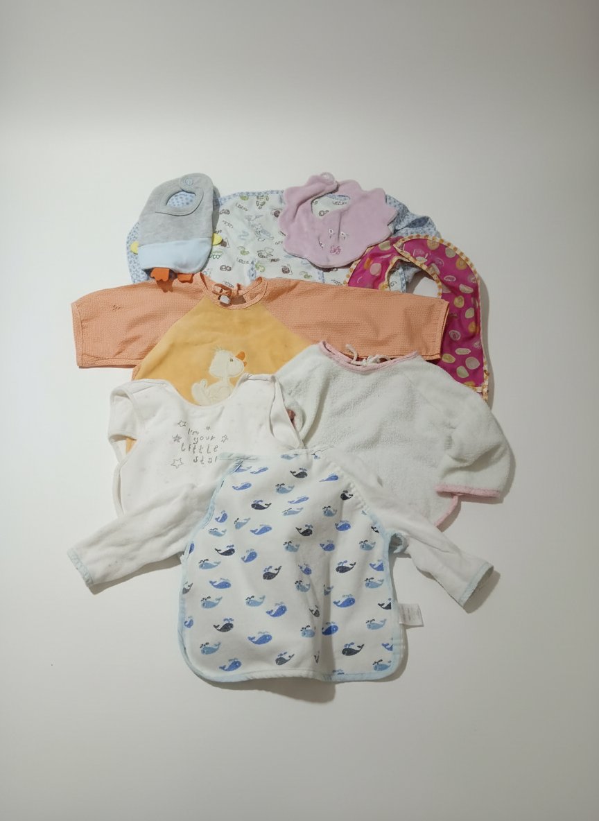 8 bavoirs bébé 